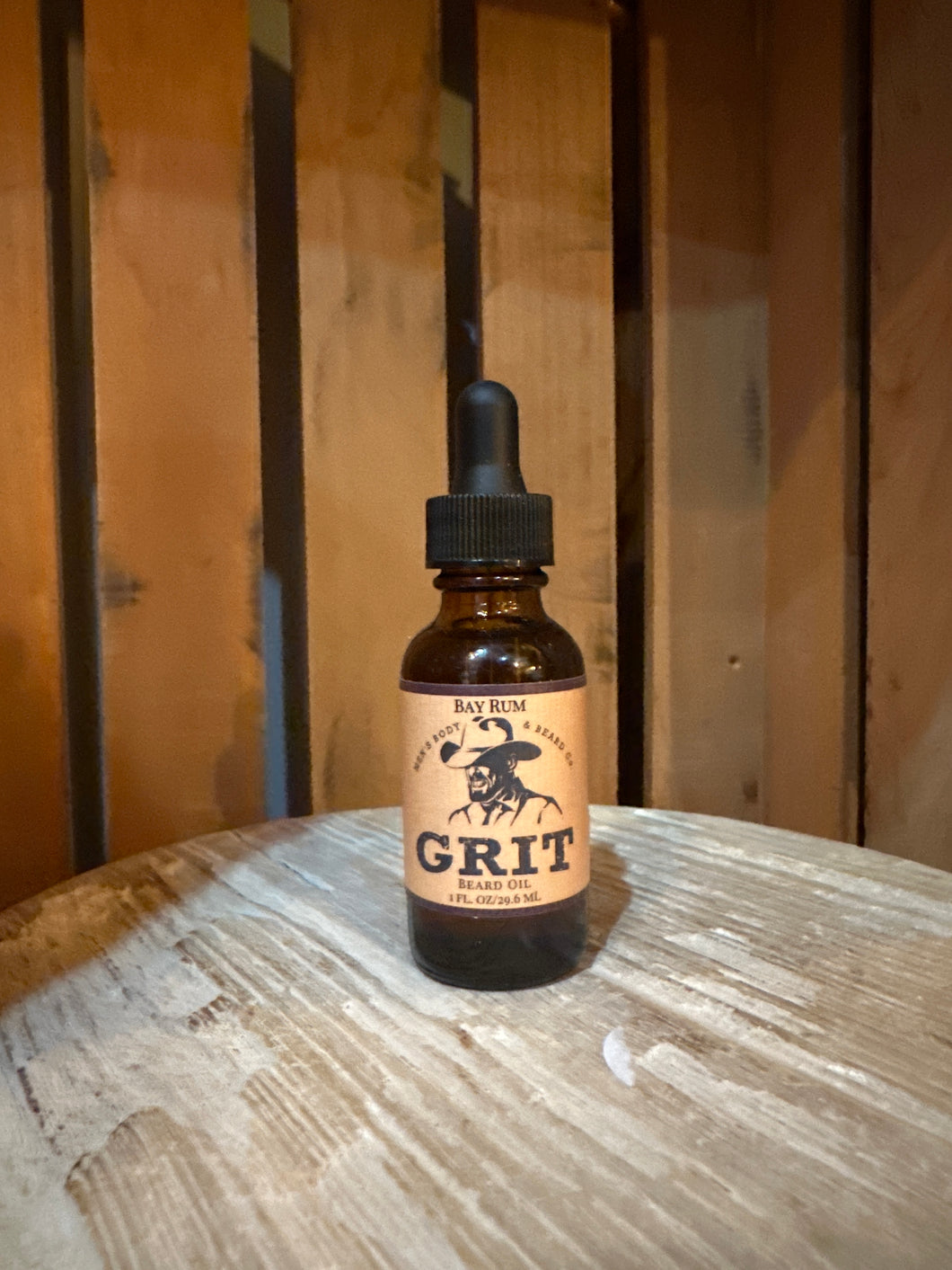 GRIT Bay Rum beard oil